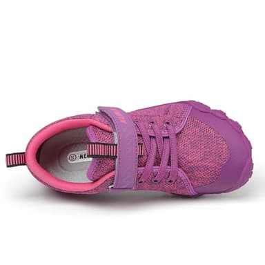 KUBUA Barefoot Shoes for Kids Boys Girls Minimalist Sports Sneakers Splay Naturally Zero Drop Running Walking Tennis Athletic Training Gym A Purple 11 Little Kid - Image 2