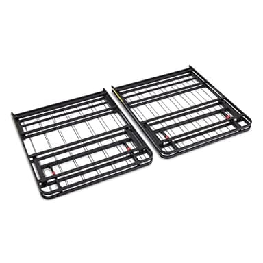 Amazon Basics Bed Frame with Storage, Foldable Metal Platform, Sturdy Steel, No Box Spring Needed, 14-inch High, Tool-Free Setup, Queen Size, Black - Image 6