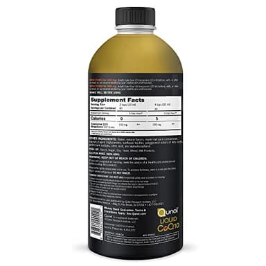 Qunol Liquid CoQ10 100mg, Superior Absorption Natural Supplement Form of Coenzyme Q10, Antioxidant for Heart Health, Orange Pineapple Flavored, 60 Servings, 20.3 oz Bottle - Image 7