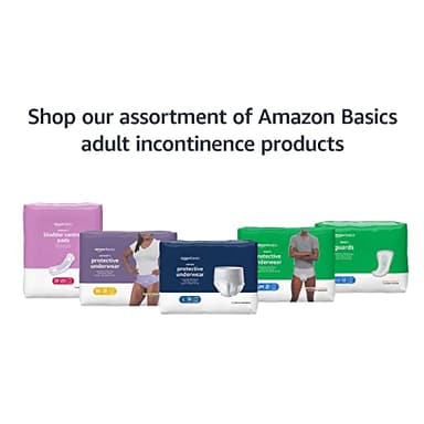 Amazon Basics Unisex Protective Underwear, Overnight Absorbency, Large, 56 Count, (4 Packs of 14) - Image 7