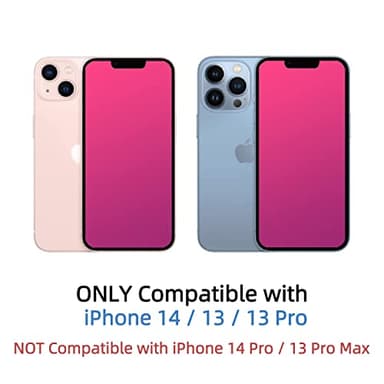 EGKimBa Privacy Screen Protector - Compatible with iPhone 16e, 14, 13 and 13 Pro 6.1 inch Gradient Colorful Electroplated Anti-Spy Anti-Blue Light Tempered Glass - Image 3