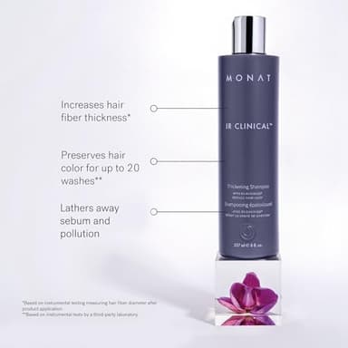 MONAT IR Clinical System – Complete Hair Care Restoration Kit with Thickening Shampoo, Conditioner & Thinning Defense Serum – Strengthens, Protects, & Revives Hair for Thicker, Fuller-Looking Results - Image 3