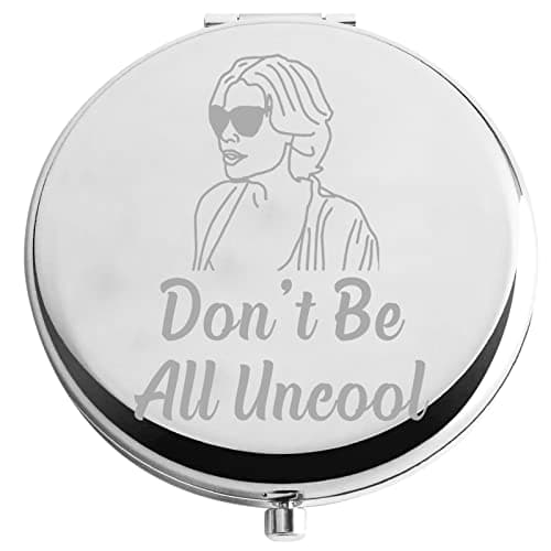 Zuo Bao TV Show Lovers Makeup Mirror Don't Be All Uncool Compact Mirror Housewife Gift （Don't Be All Uncool） - Image 1