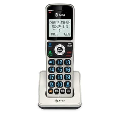 AT&T Cordless Phone 5 Handset with Bluetooth, Landline Phones for Home, Answering System, Smart Call Blocker, DECT 6.0 Extended Range, 2" Backlit Screen, Lighted Keypad with Big Buttons, BL3107-5 - Image 10