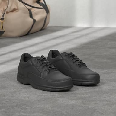 Rockport Men's Eureka Walking Shoe, Black, 11 Wide - Image 5