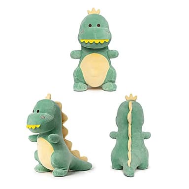 Adorlynetty Dinosaur Stuffed Animal,12“ Cute Stuffed Dinosaur Plush Soft Dino Plushie Toys for Boys Girls Baby Kids (Green) - Image 4