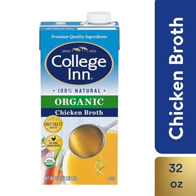 College Inn Organic All Natural Chicken Broth, 32 Fl Ounce (Pack of 12) - Image 2