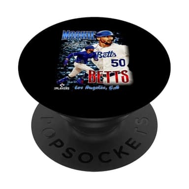Mookie Betts | Los Angeles Baseball Players | MLBMBE7001 PopSockets Adhesive PopGrip - Image 1