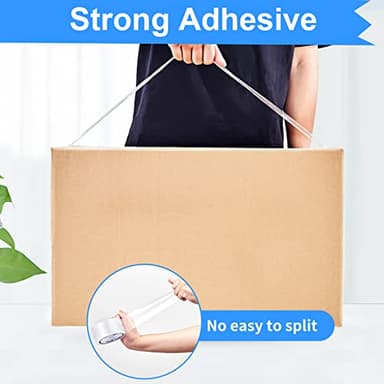 JARLINK Clear Packing Tape (18 Rolls), Heavy Duty Packaging Tape for Shipping Packaging Moving Sealing, 2.7mil Thick, 1.88 inches Wide, 60 Yards Per Roll, 1080 Total Yards - Image 4