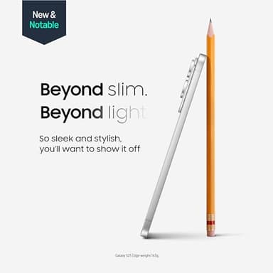 Samsung Galaxy S25 Edge Phone, 256 GB AI Smartphone, Unlocked Android, Night Video, Fast Processor, ProScaler Display, All-Day Battery, 2025, US 1 Yr Manufacturer Warranty, Titanium JetBlack (Renewed) - Image 2