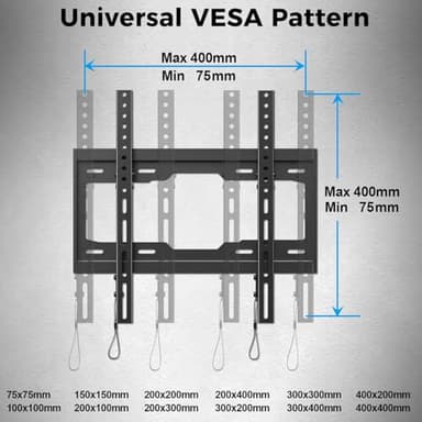 UL Listed Tilting Low Profile TV Wall Mount - Holds Most 26-60 Inch TVs Up to 99 lbs, Quick Release Lock, Max VESA 400x400mm, Fits 8''-16'' Studs - by USX STAR - Image 6