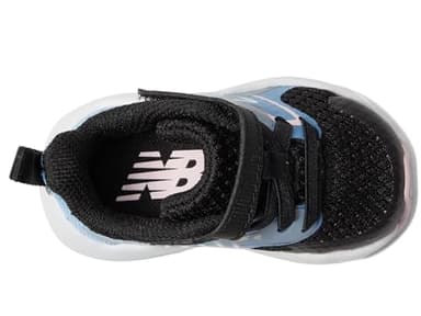 New Balance Baby ITRAVBL2 Running Shoe, Black/Blue Laguna/Light Raspberry, 2 Wide US Unisex Infant - Image 2
