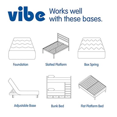 Vibe Quilted Hybrid Mattress, 12-Inch Innerspring and Pillow Top Gel Memory Foam Mattress, Fiberglass Free, CertiPUR-US Certified Bed in a Box, Full, White - Image 12