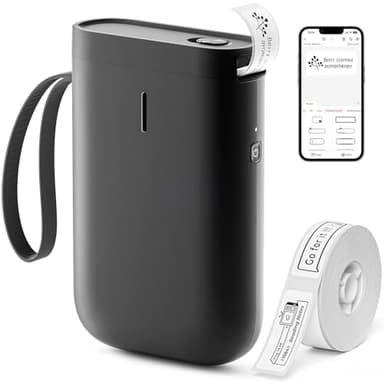 NIIMBOT Label Maker Machine D11 Label Printer Portable Wireless Connection Multiple Templates Available for Phone Easy to Use Office Home Organization USB Rechargeable - Image 1