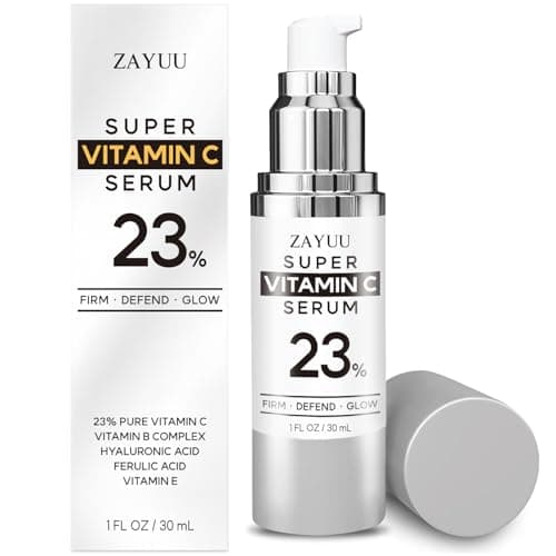 Korean Vitamin C Face Serum: 23% Pure Vitamin C + Hyaluronic Acid, Vitamin E & Ferulic Acid – Anti-Aging Serum for Wrinkles, Dark Spots & Mature Skin – 1 fl oz – Korean Skincare for Radiant Glow - Image 1