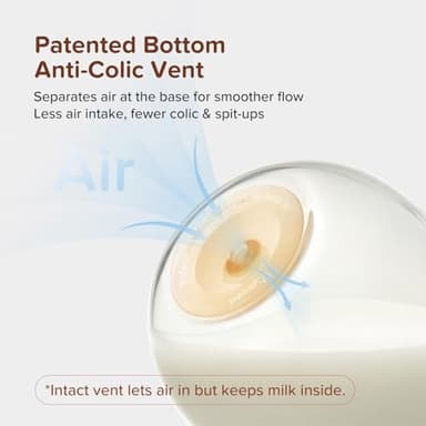 Thyseed Glass Natural Anti-Colic Baby Bottles | Newborn Breast Like Nursing Bottle for Breastfed Babies with Nipple(0-1 Months),5oz,1pack - Image 5