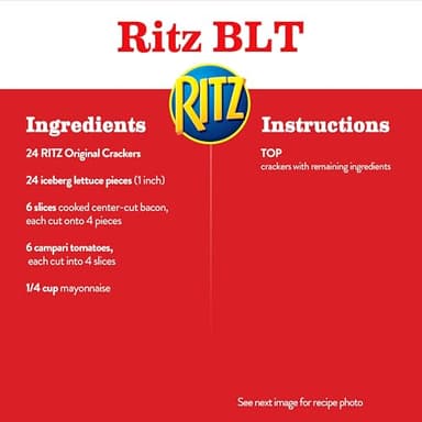 RITZ Original Crackers, Snacks for Kids and Adults, Bulk Lunch Snacks, Family Size, 3 Boxes - Image 12