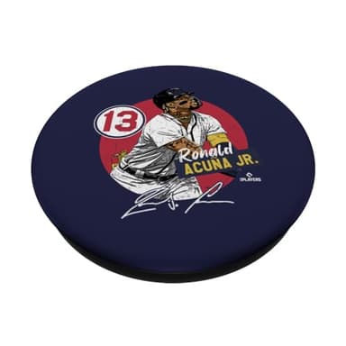 Ronald Acuna Jr. | Atlanta Baseball MLB Players | MLBRAC3002 PopSockets Adhesive PopGrip - Image 2