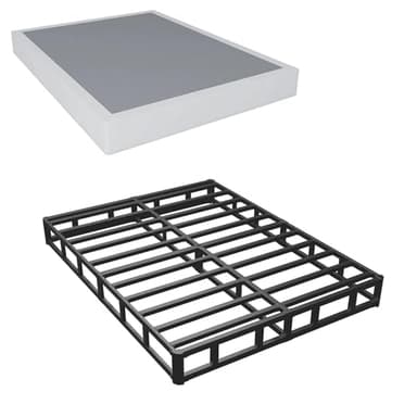 HOBINCHE Queen Box Spring - 7 Inch High Profile Box Spring for Queen Bed, Sturdy Metal Frame Mattress Foundation, Easy Assembly, Quiet & Noise-Free - Image 9