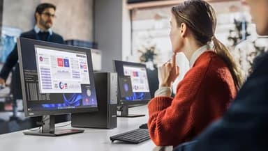 Lenovo ThinkCentre Neo 30s Gen 5 SFF Desktop Computer, 10-core Intel Core i7-13620H, 32GB DDR5, 1TB SSD, HDMI + VGA, Wi-Fi, RJ-45, USB-C, Wired Keyboard & Mouse, Windows 11 Pro - Image 7