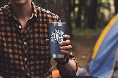 NewEleven Fathers Day Gift For Dad - Birthday Gifts For Dad From Daughter, Son, Kids - Husband Gift - Birthday Present Ideas For Father, New Papa, Bonus Father From Daughter, Son - 20 Oz Tumbler - Image 6