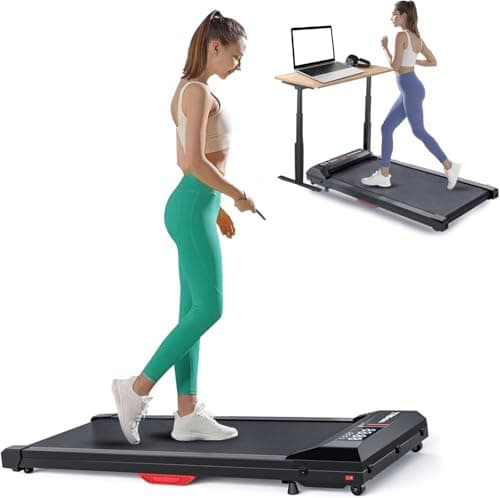 Walking Treadmill Pad, Under Desk Treadmill with Incline for Home and Office, 2.5HP Low Noise Treadmills with Remote Control, Compact Design Walking Jogging Running Machine - Image 1