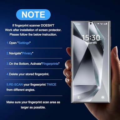 X-it for Samsung Galaxy S24 Ultra Privacy Screen Protector,6.8inch with [Auto-Dust Removal] 9H+ Tempered Glass [10X Military Protection], Bubble Free, Case Friendly 3 Packs - Image 8