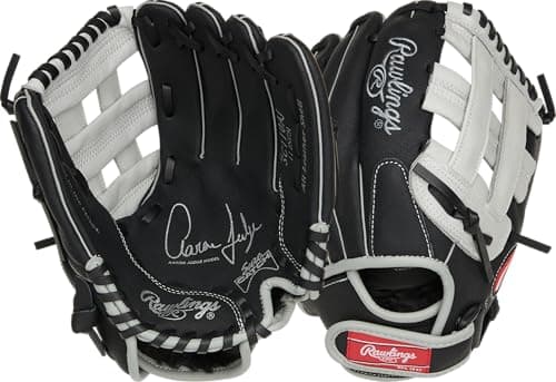 Rawlings | Sure Catch Series Youth Baseball Glove | A. Judge | 11' | RHT | Black - Image 1