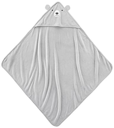 Simple Joys by Carter's Baby Infant 8-Piece Towel and Washcloth Set, Grey Bear/Yellow Ducks, One Size - Image 3