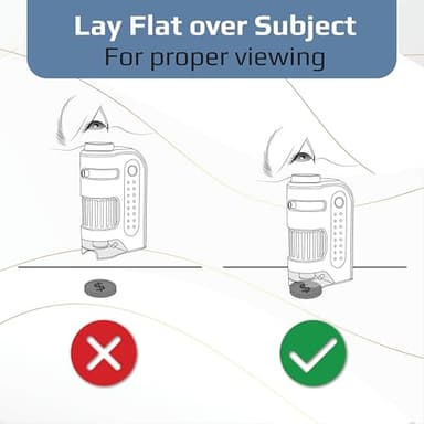 Carson MicroBrite Plus 60x-120x Power LED Lighted Pocket Microscope - Set of 4 (MM-300MU),Black/Grey - Image 6