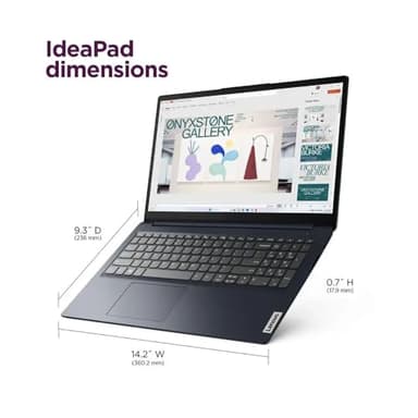 Lenovo IdeaPad 15.6" HD Anti-Glare w/ 1 Year Microsoft 365, 20GB RAM, 384GB SSD, Windows 11 Home, Up to 9.5 Hours Battery Life, Intel Processor, WiFi 6, HDMI, USB-C, SD Card Reader, w/WOWPC USB - Image 5