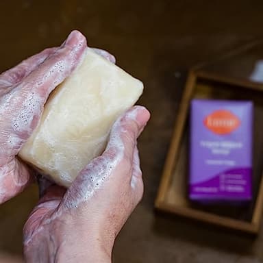 Lume Triple Milled Bar Soap - Rich Moisture & Gentle Cleansing - Paraben Free, Phthalate Free, Skin Safe - 5 ounce (Pack of 4) (Lavender Sage) - Image 4