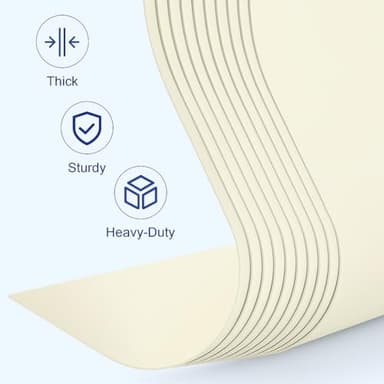 40 Sheets Colored Cardstock Colorful Card Stock Paper Color Cardstock Paper 8.5 x 11 Thick Card Stock Printer Papers for Inkjet Printing Office School Home DIY Crafts Decors Christmas Card Making - Image 4