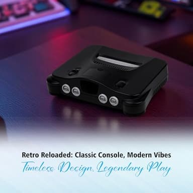 Nintendo 64 Console Premium with 2 Controllers, 256KB Memory Card, HDMI Cable (Renewed) - Image 4