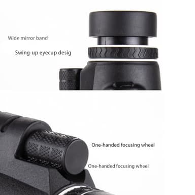 Stscope360 Monocular, Stethoscope 360 Monocular Set High Powered, STS Scope 360, Portable HD Night Vision Long Range with Phone Adapter & Tripod (40 * 60,Black) - Image 5