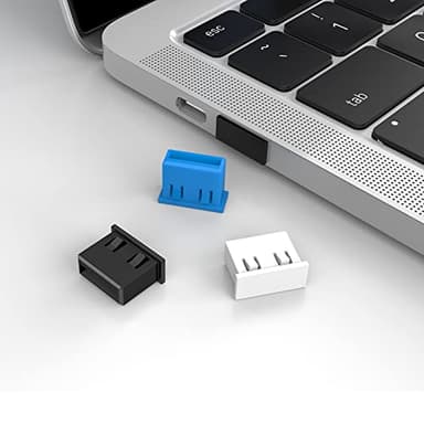 10Pcs USB A-Type Port Security Blocker,Non-Removable USB Dust Plug, USB-A Female Dust Cover,to Prevent Illegal Downloads,Dust and Moisture,USB Data Interceptor,for USB-A Female Port (Red) - Image 2