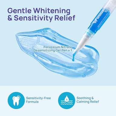 Whitebite Pro Teeth Whitening Gel Kit | Safe for Sensitive Teeth | 32X LED Light | 35% Carbamide Peroxide Whitening Gel & Remineralizing Gel | Powerful Tooth Stain Remover - Image 5