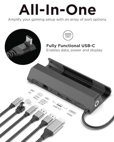 Legion Go USB-C Hub Dock for Legion Go – 6-in-1 Dock, Port Expansion, Charging, Video, Ethernet Support - Image 4