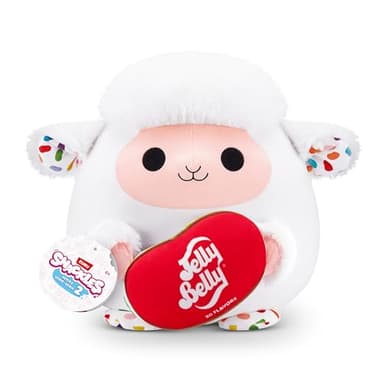 Snackles Series 2 Lamb & Jelly Belly 8 Inch Collectible Stuffed Animal by ZURU, Ultra Soft Plush, Giftable - Image 1