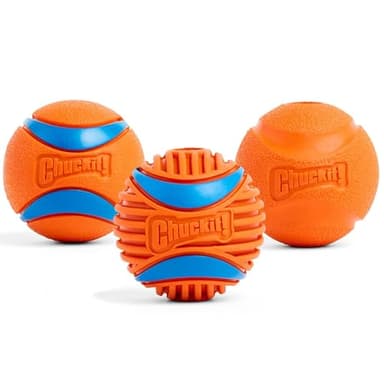 Chuckit! Dog Balls - Interactive Dog Toys, High-Bounce Fetch Ball, Ultra and Rugged Balls, Durable - Size Medium, 2.5-inch Diameter, Set of 3 - Image 6