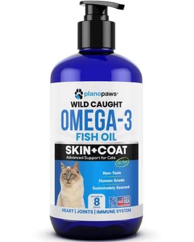 Omega 3 Fish Oil for Cats - Better Than Salmon Oil - Kitten & Cat Vitamins and Supplements - Cat Dandruff Treatment - Liquid Fish Oil for Pets - Shedding Support - Cat Health Supplies for All Ages - Image 8