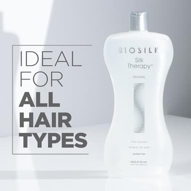 BioSilk Silk Therapy Original, Reconstructing Treatment For Adding Shine & Helping Prevent Split Ends, Sulfate, Paraben, & Cruelty-Free, 34 Oz - Image 6