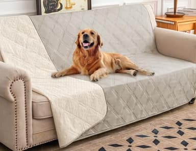 Ameritex Waterproof Dog Bed Cover Pet Blanket with Anti-Slip Back for Furniture Bed Couch Sofa - Image 1