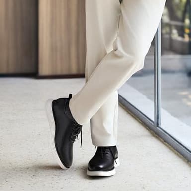 Bruno Marc Men's MaxFlex Fashion Dress Sneakers Oxfords Classic Casual Shoes,Size 13,Black White,SBOX2318M,Size 13,Black White,SBOX2318M - Image 5