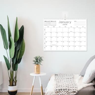 BHR Wall Calendar, Calendar 2025-2026 from July 2025 to December 2026 18 Months Calendars 14.7 inch×11 inch Julian Dates for New Year Christmas Gifts - Image 6