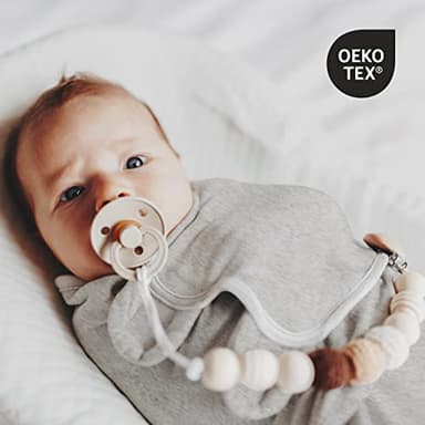 Organic Baby Swaddle Sleep Sacks, 2-Pack Swaddles for Newborns Baby Essentials, Infant 0-3 Months, 100% Cotton Soft & Snug Adjustable Wrap Nursery Swaddling Blankets Improves Sleep - Image 7