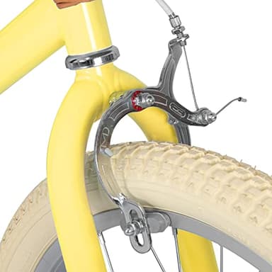 JOYSTAR 20 inch Kids Bike for 7-10 Years Girls, Girls Bike with Basket & Kickstand, Kids' Bicycle Yellow - Image 7