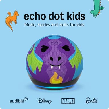 Amazon Echo Dot Kids with Alexa, Designed for kids, with parental controls, Includes 1 Year of Amazon Kids+, Dragon - Image 8