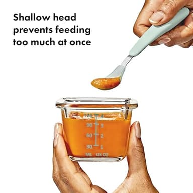 OXO Tot On-The-Go Feeding Spoon - Opal - Image 3