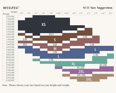 WULFUL Men's 2 Piece Suits Slim Fit Two Button Blazer Jacket Pants Set for Party,Wedding and Business - Image 4